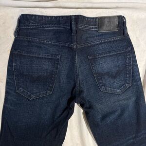 New Guess Men’s Pasadena Straight Leg Dark Denim Jeans Size 30